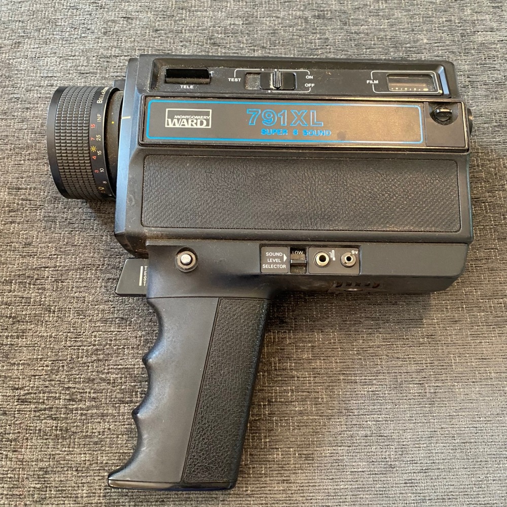 Montgomery Ward Movie Camera 791XL Super 8 Sound Vintage